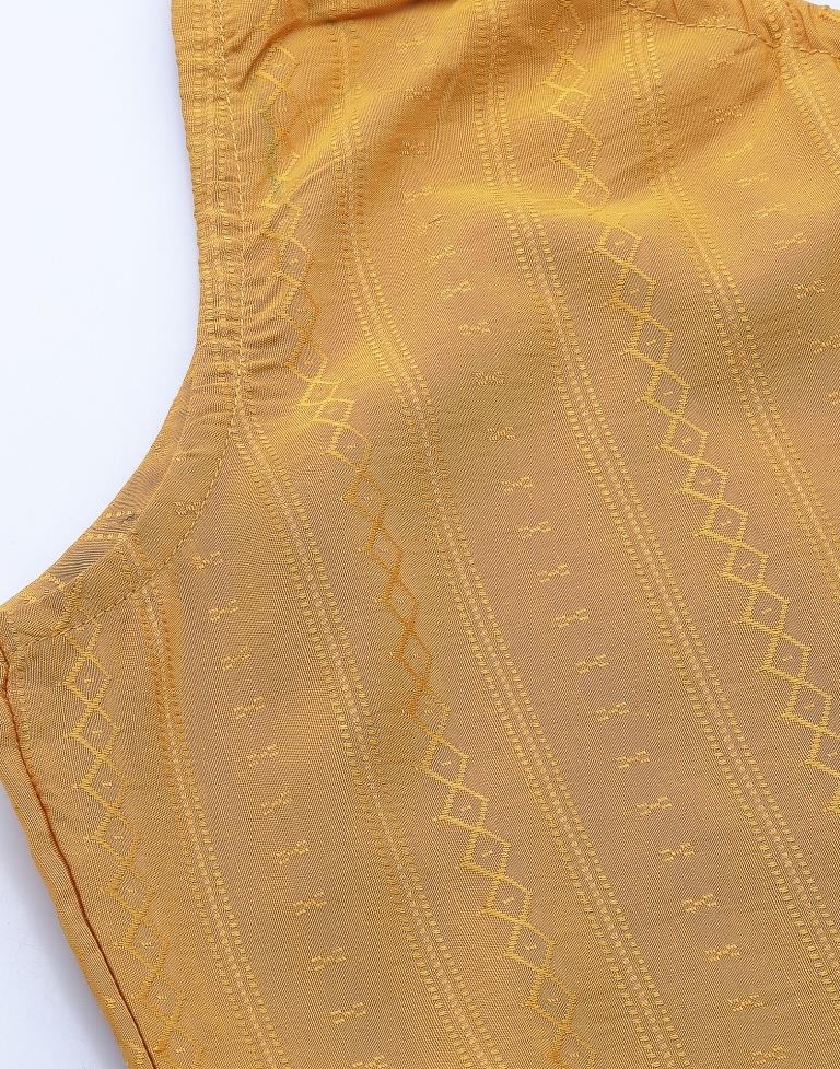 Mustard One Shoulder Peplum Tunic | Leemboodi