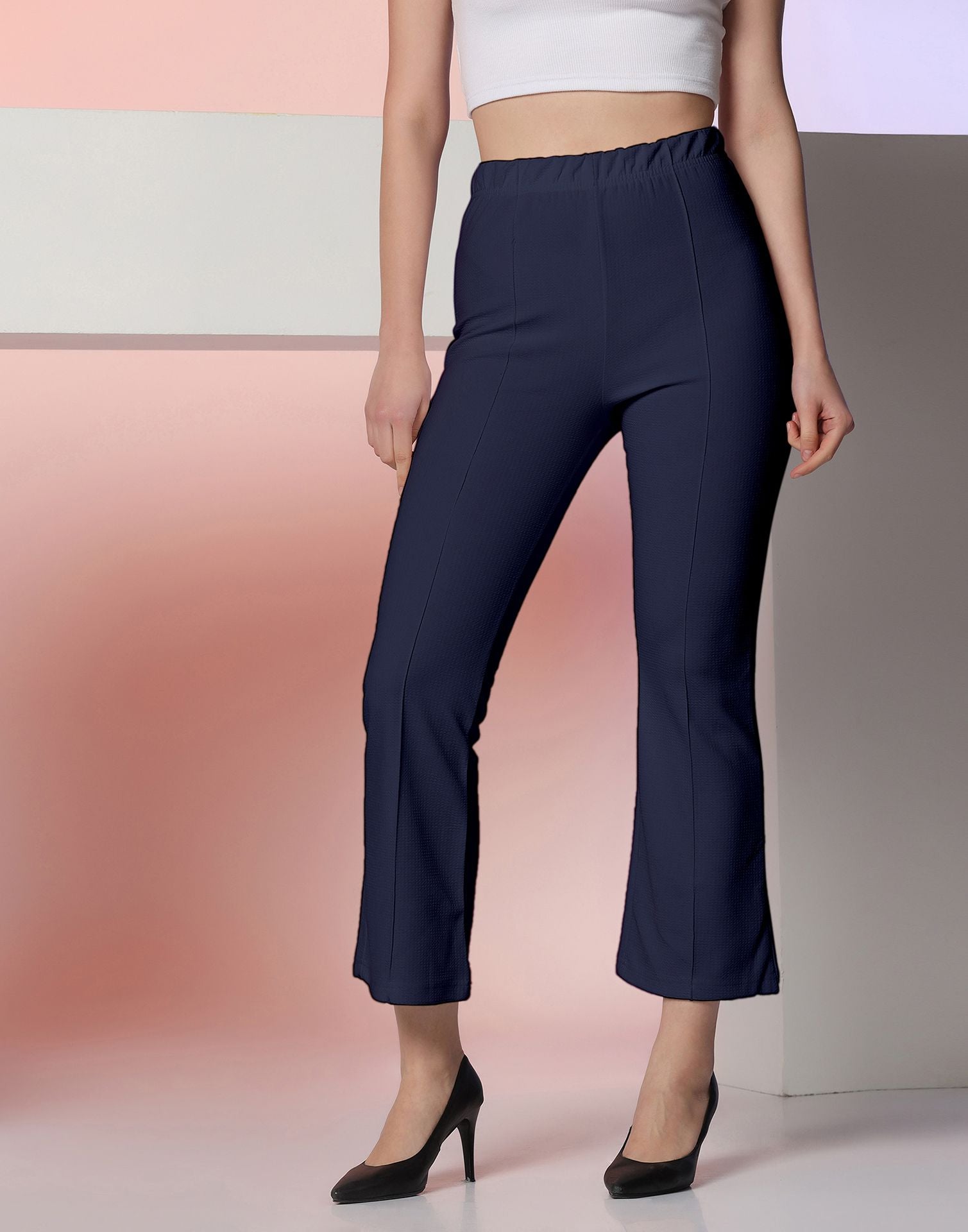 Blue Knitted Pant | Sudathi