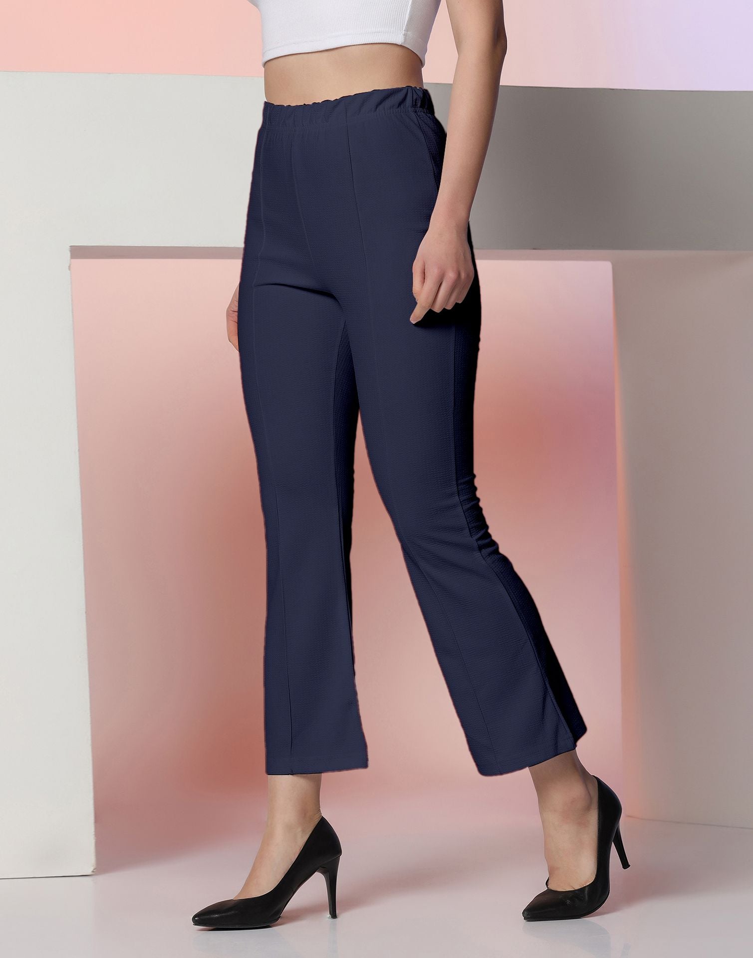 Blue Knitted Pant | Sudathi