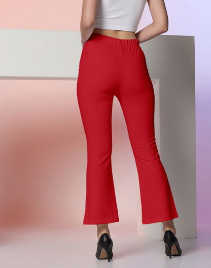Red Knitted Pant | Sudathi