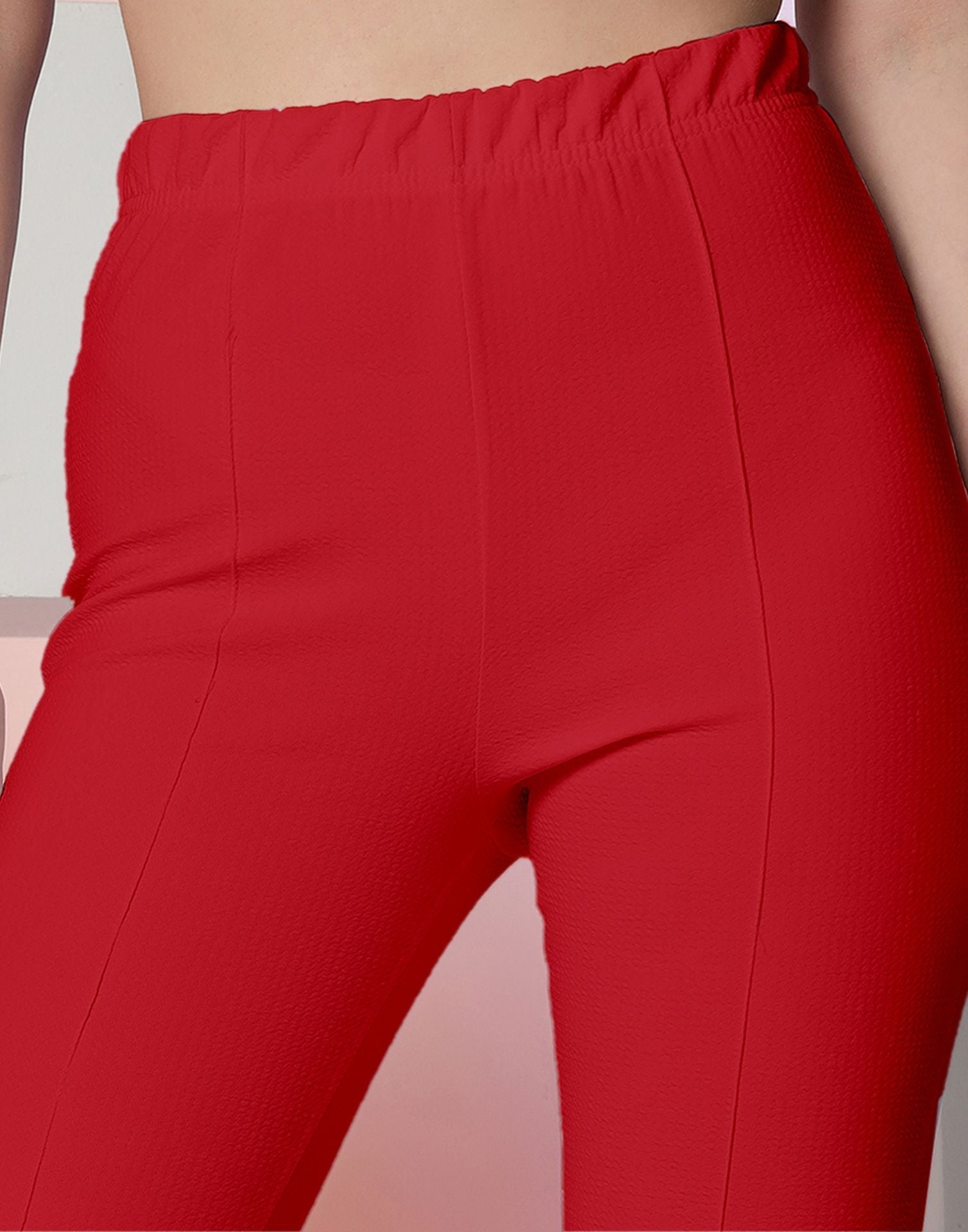 Red Knitted Pant | Sudathi