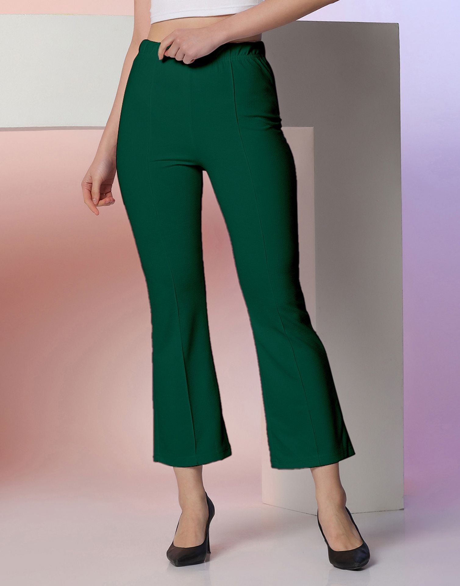 Green Knitted Pant | Sudathi