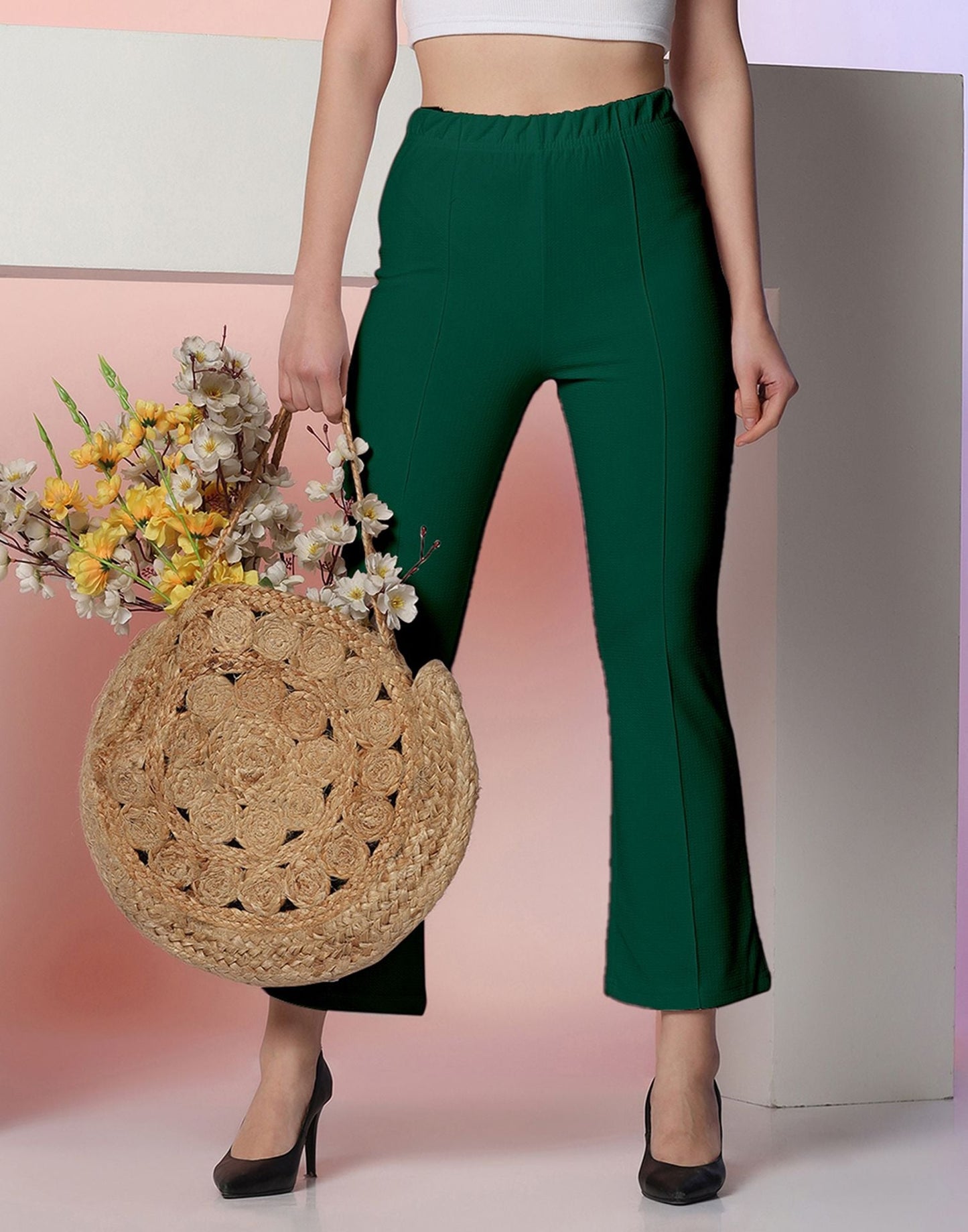 Green Knitted Pant | Sudathi