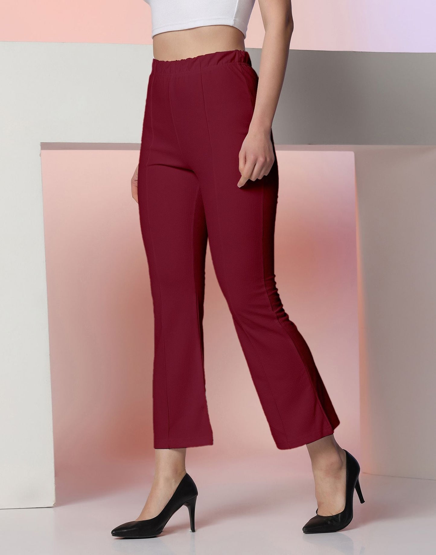 Maroon Knitted Pant | Sudathi