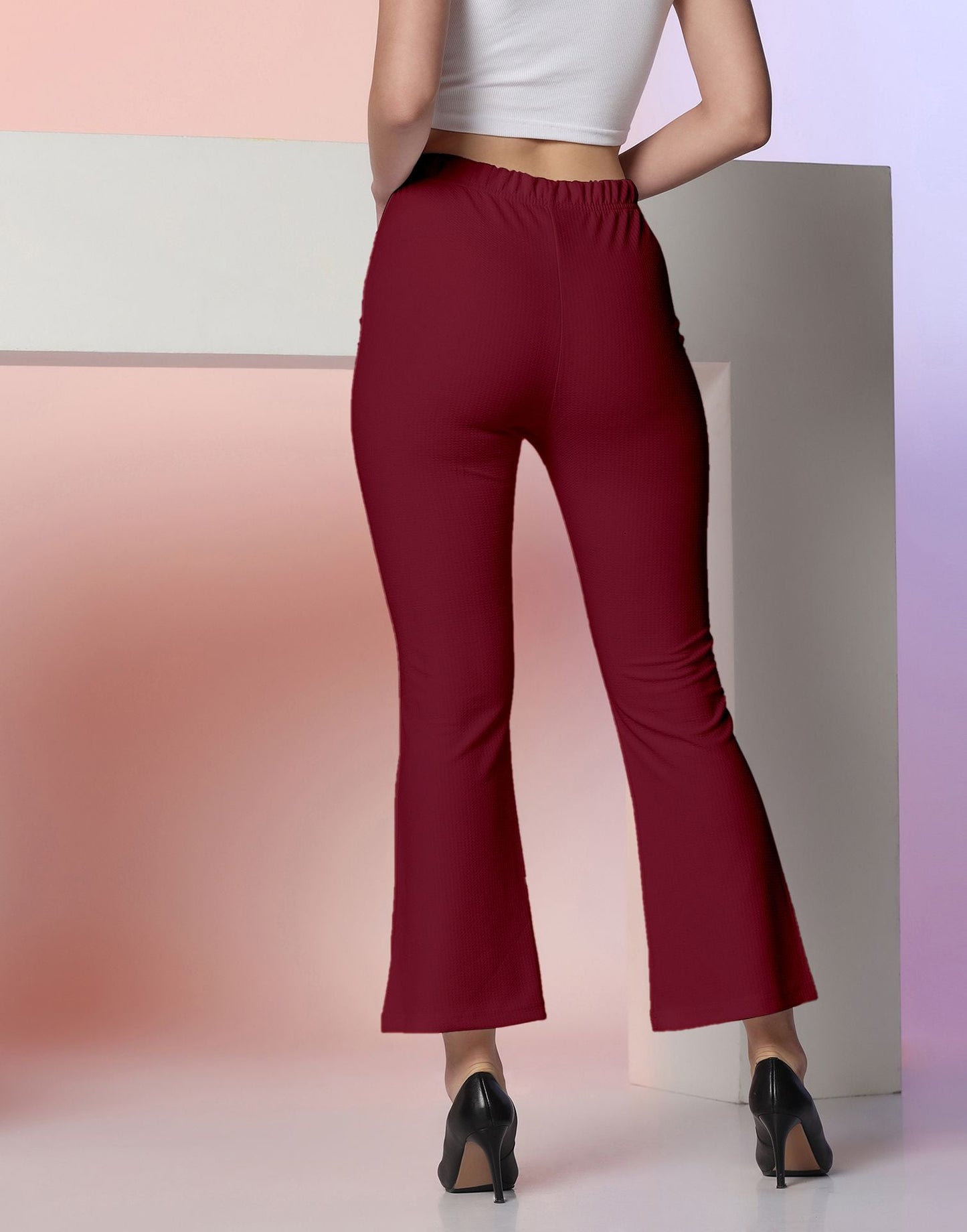 Maroon Knitted Pant | Sudathi