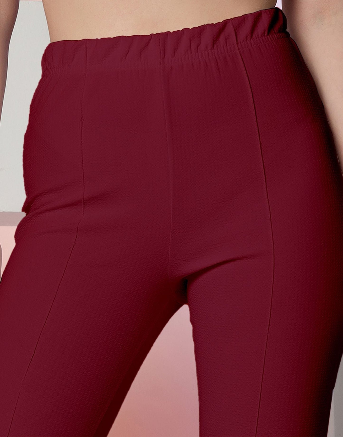 Maroon Knitted Pant | Sudathi