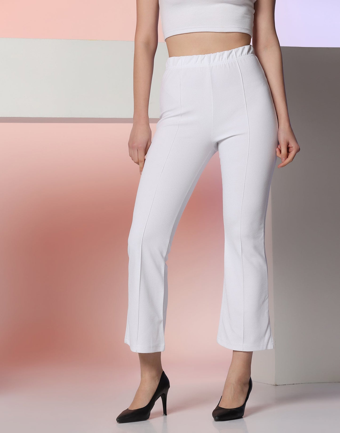 White Knitted Pant | Sudathi
