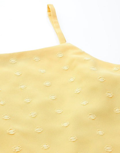 Yellow A-Line Dress | Leemboodi