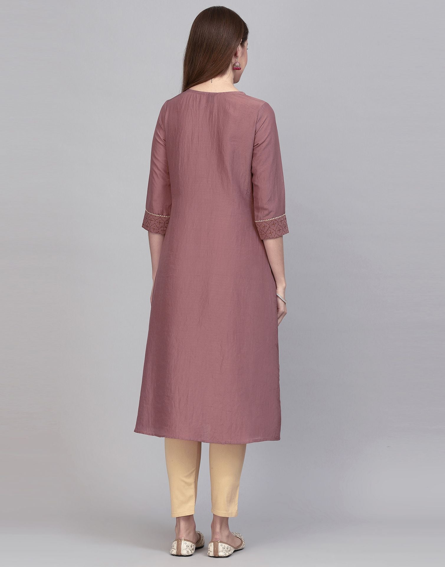 Pink Printed Kurta | Sudathi