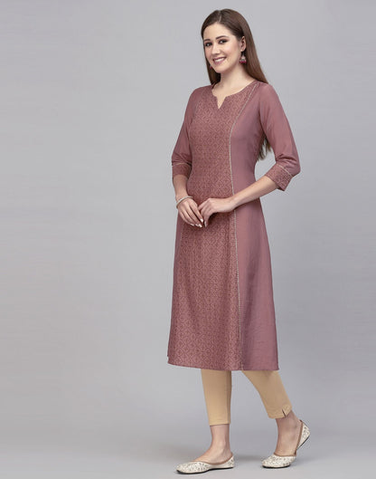 Pink Printed Kurta | Sudathi
