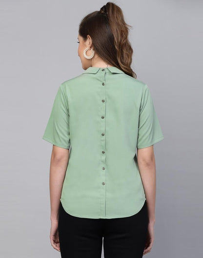 Olive Green Casual Top | Sudathi