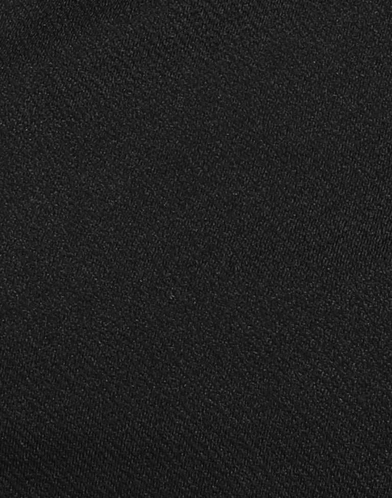 Black Square Neck Slim Fit Crop Top