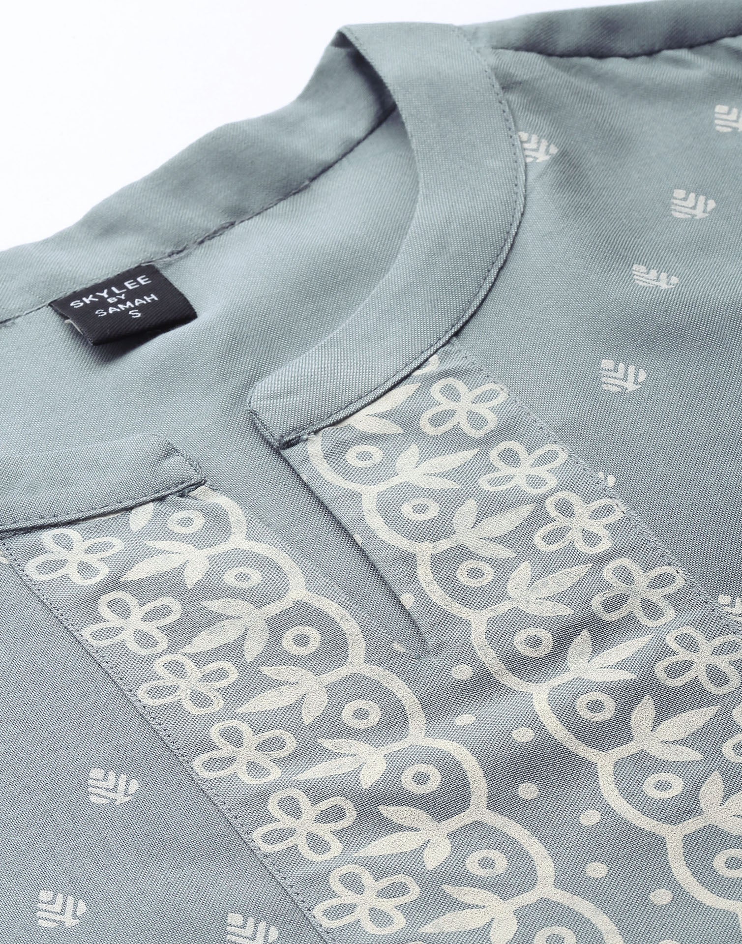 Grey Kurti With Pant And Dupatta | Sudathi
