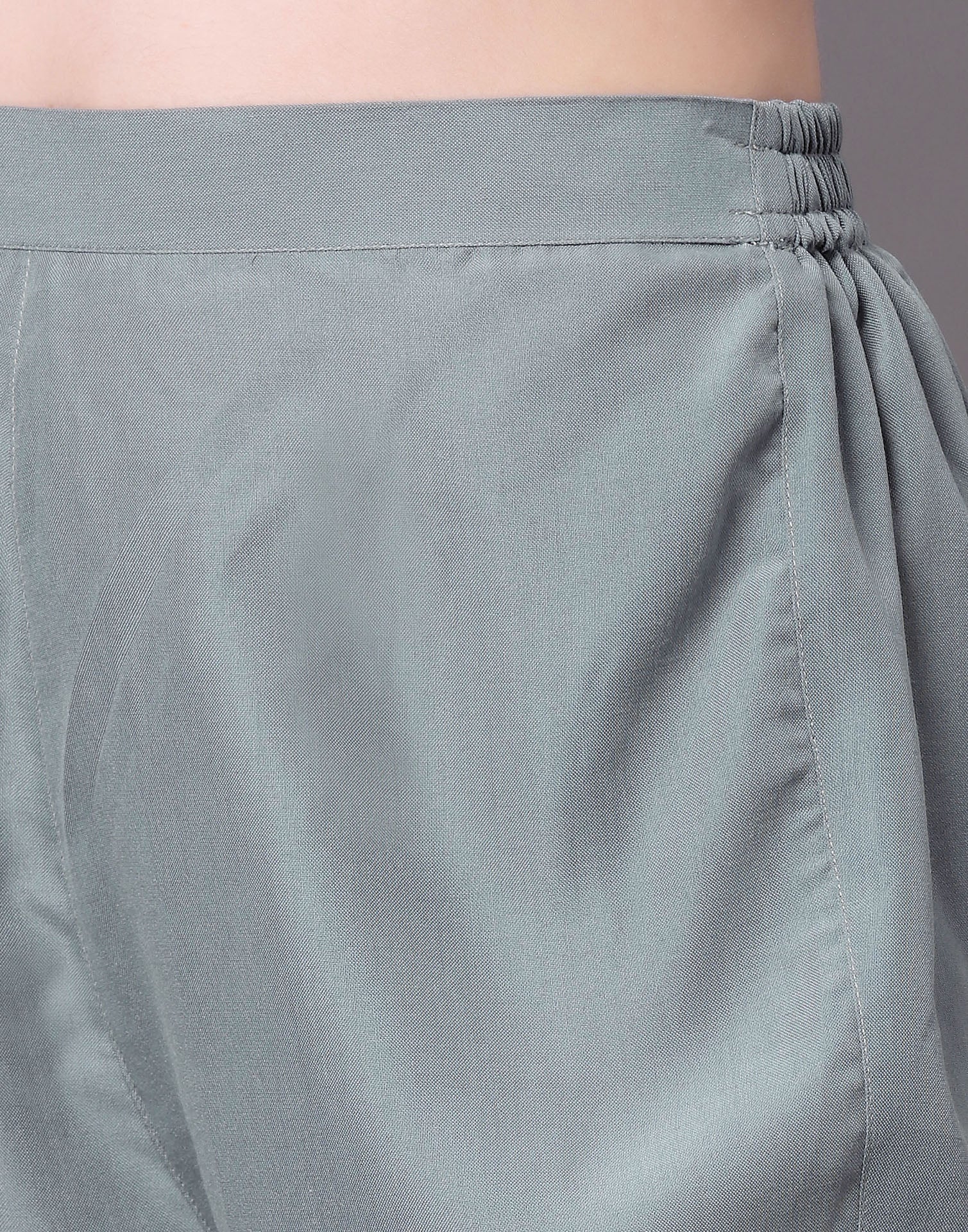 Grey Kurti With Pant And Dupatta | Sudathi