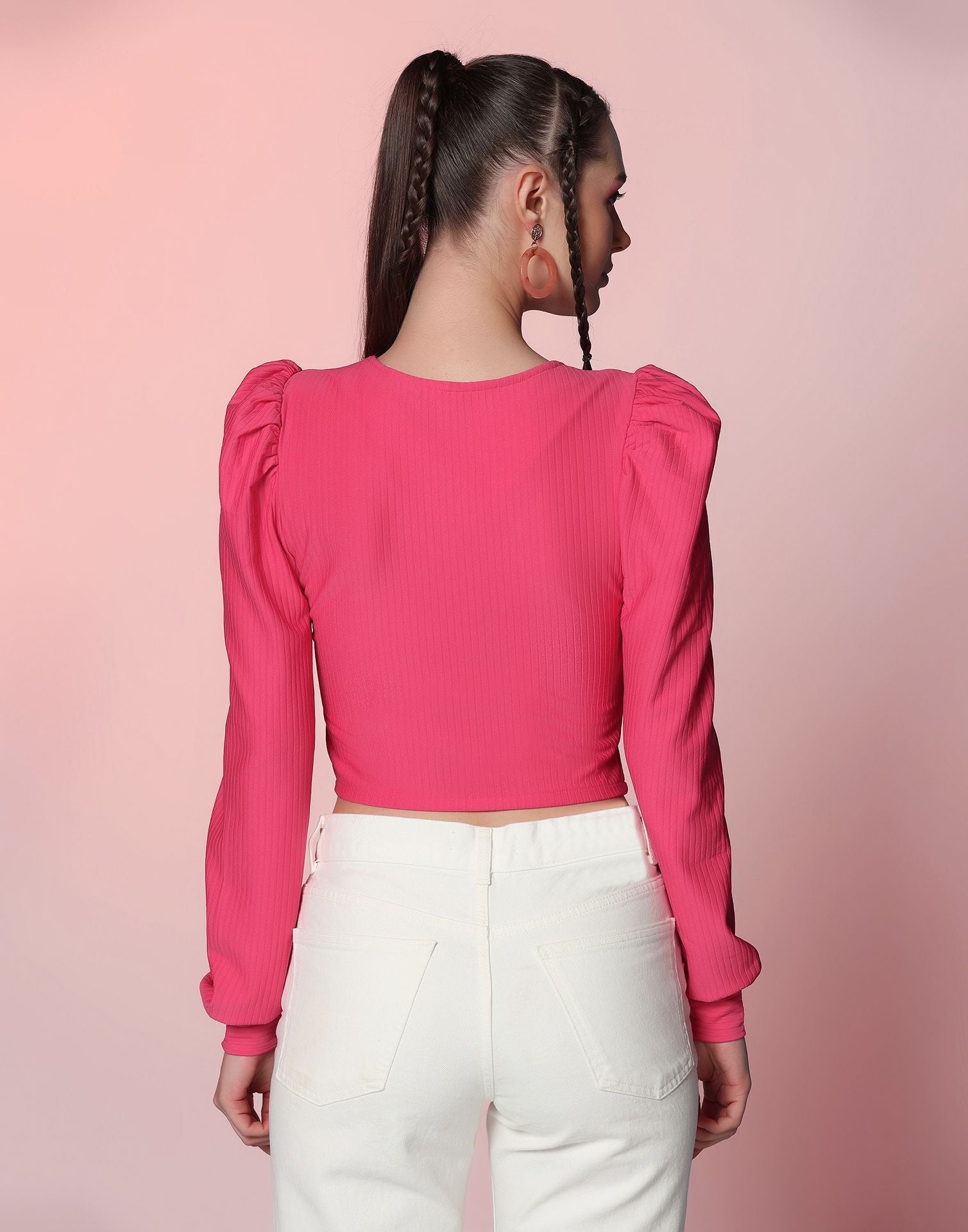 Hot Pink Crop Top | Leemboodi