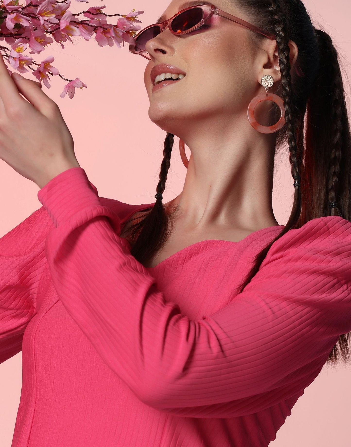 Hot Pink Crop Top | Leemboodi