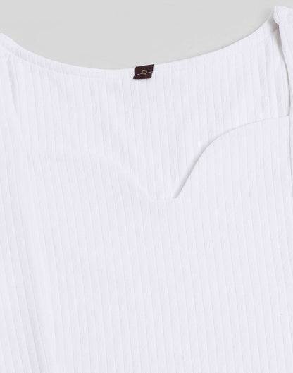 White Crop Top | Leemboodi