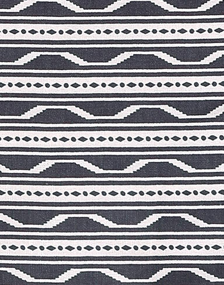 Grey Printed Cotton Straight Kurta With Pant