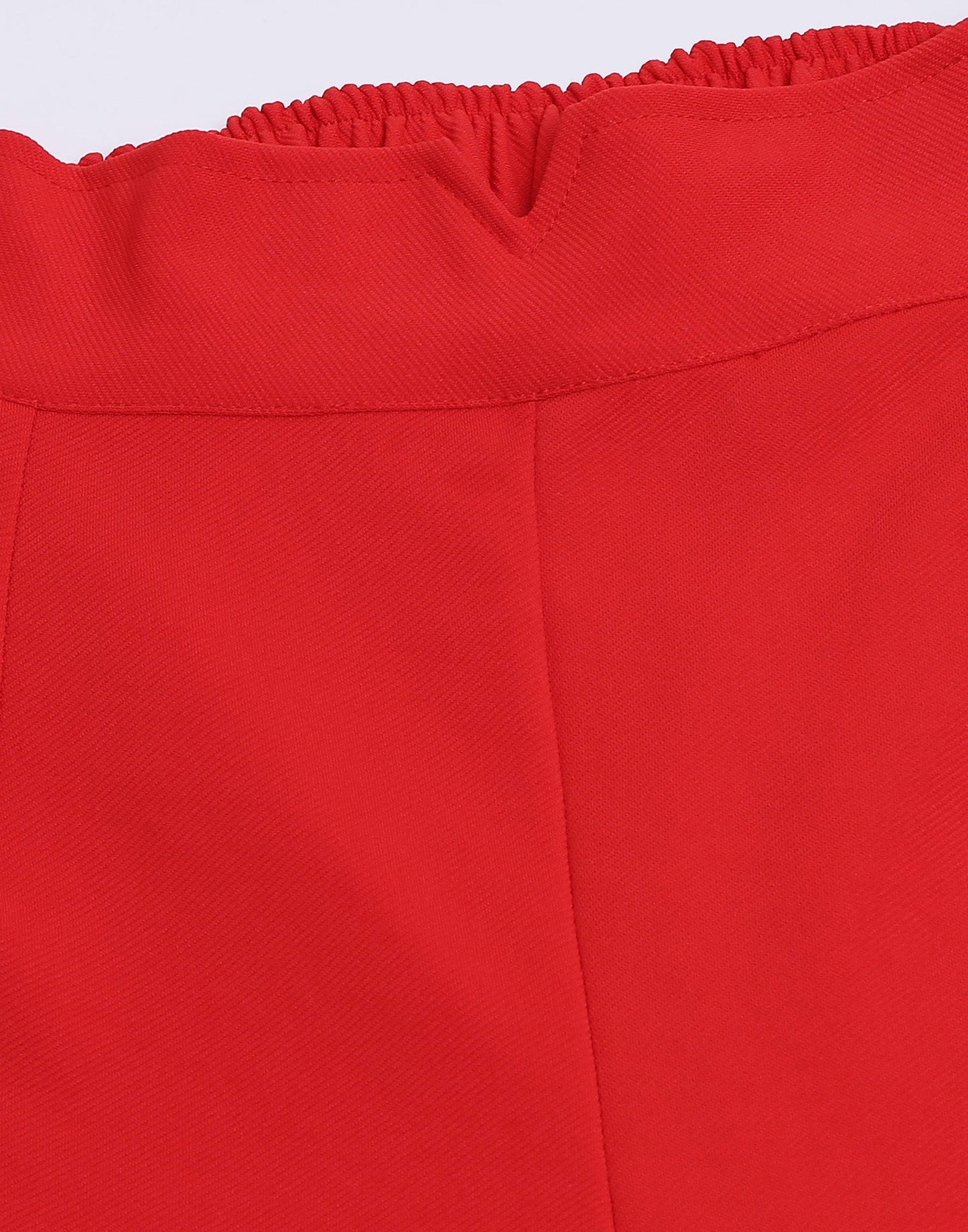 Red High Rise Trouser | Sudathi