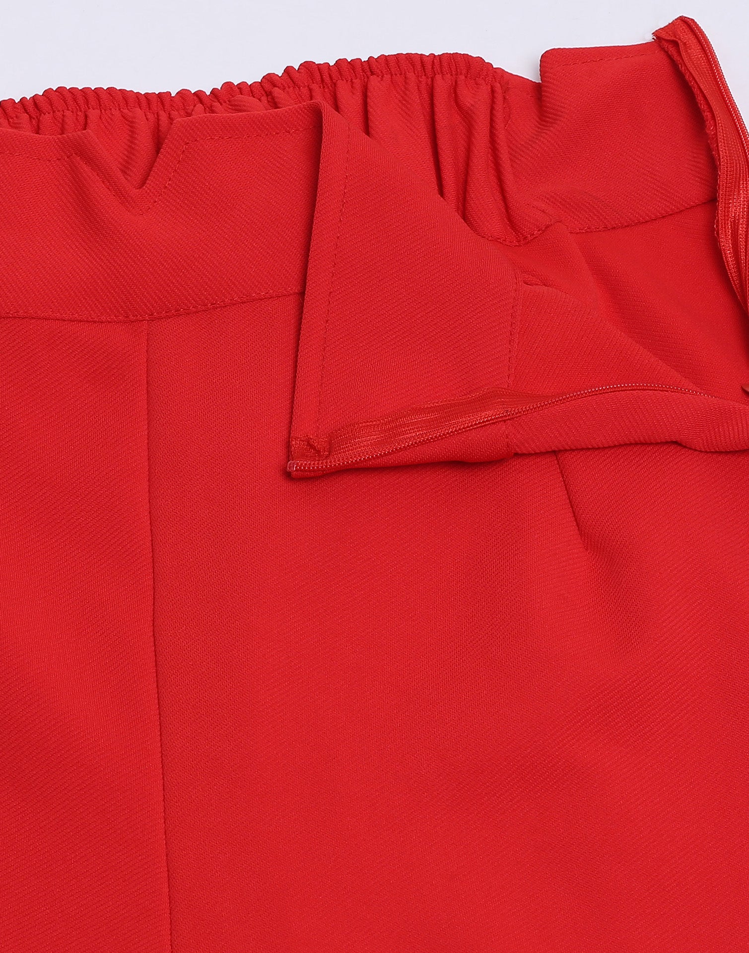Red High Rise Trouser | Sudathi