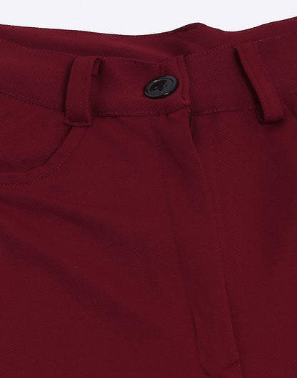 Maroon Trouser Pant | Sudathi