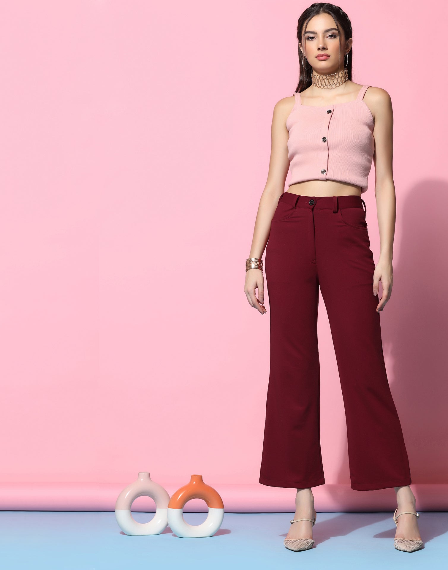 Maroon Trouser Pant | Sudathi