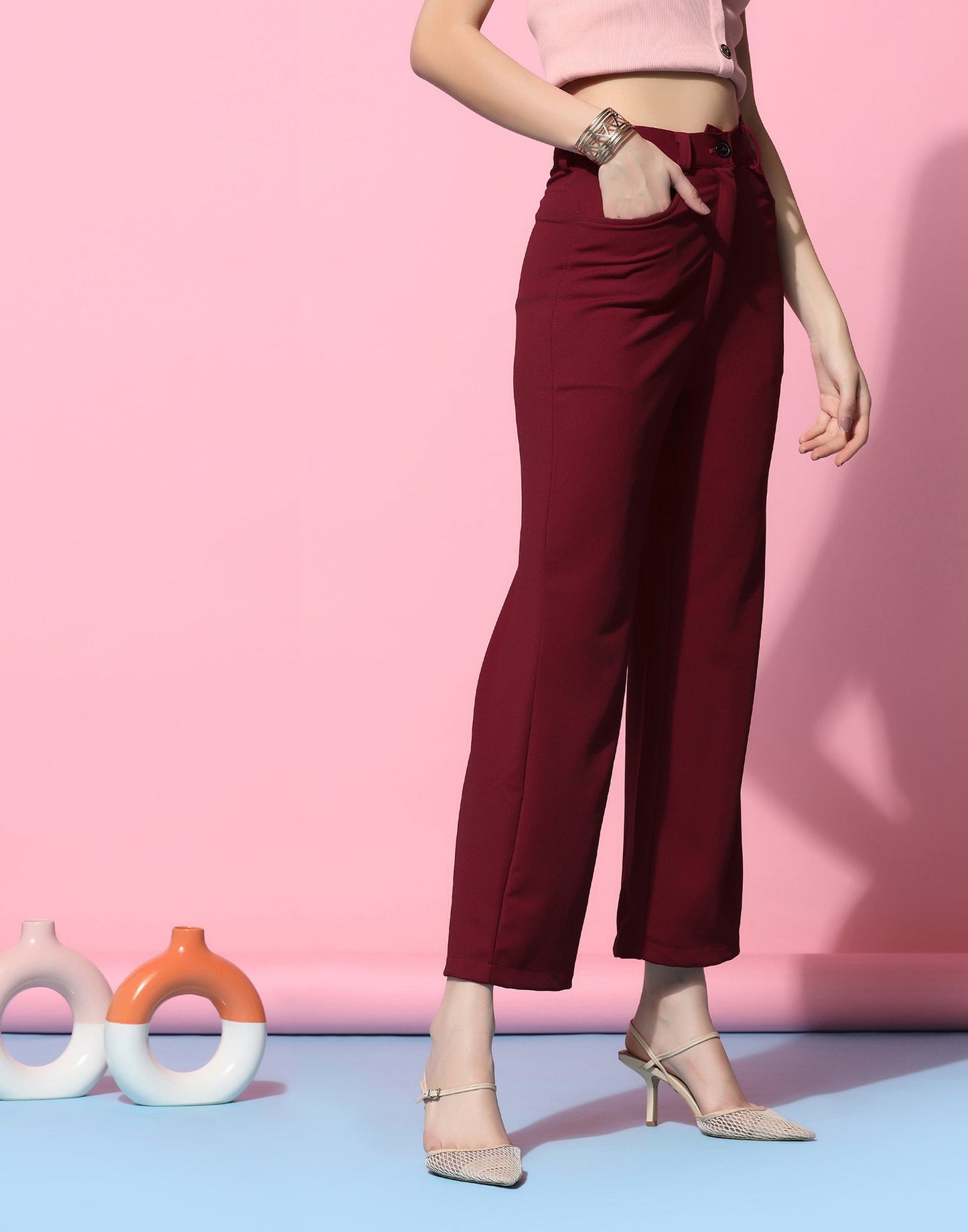 Maroon Trouser Pant | Sudathi
