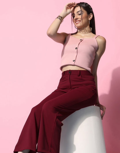 Maroon Trouser Pant | Sudathi