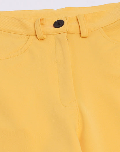 Yellow Trouser Pant | Sudathi
