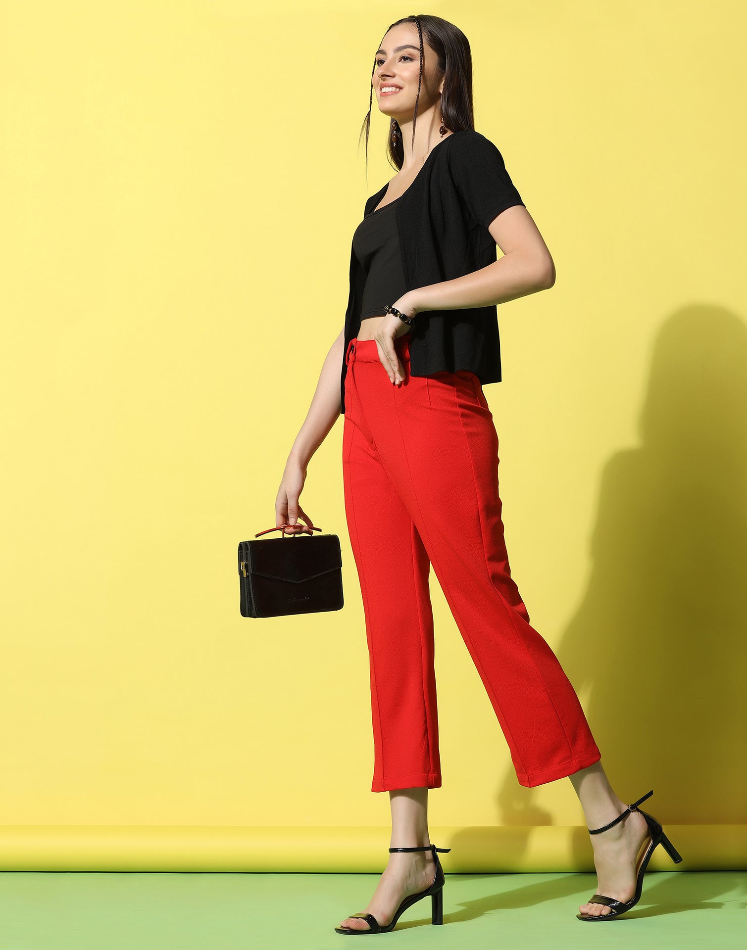 Red Trouser Pant | Sudathi