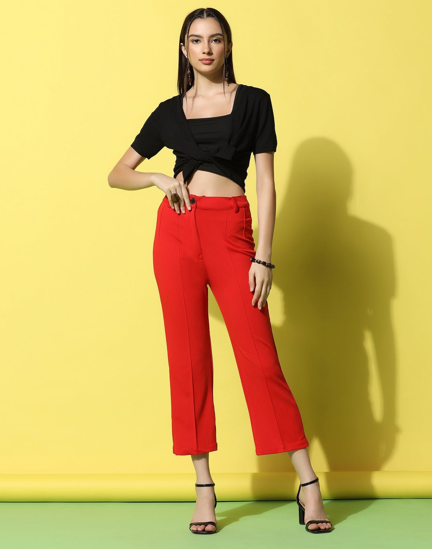 Red Trouser Pant | Sudathi