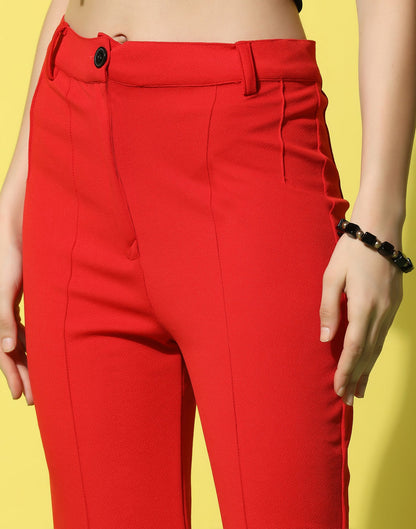 Red Trouser Pant | Sudathi