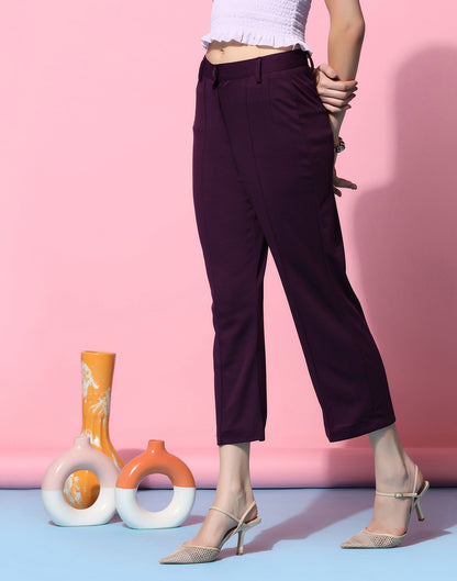 Wine Trouser Pant | Sudathi