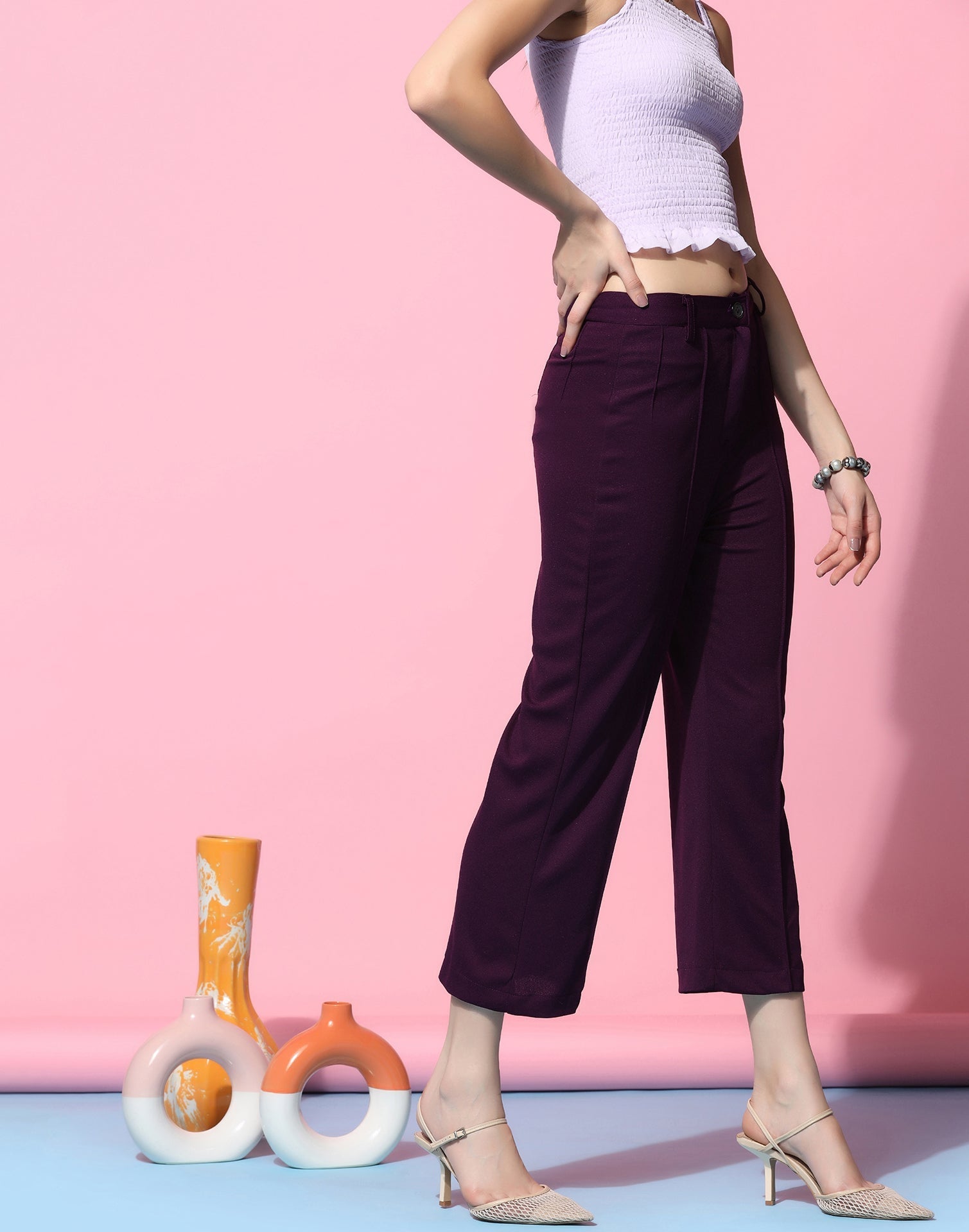 Wine Trouser Pant | Sudathi