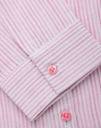 Pink Woven Cotton Shirt