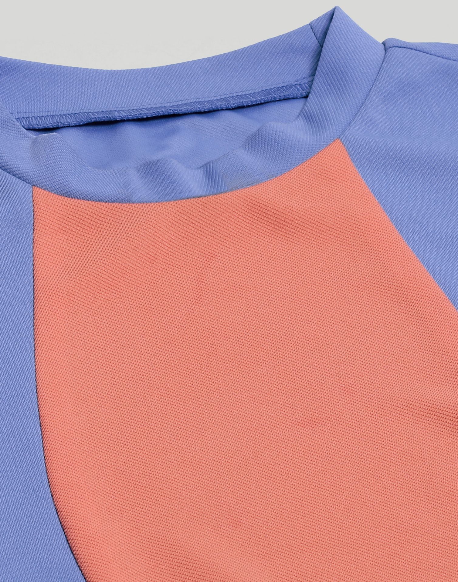 Blue Colour Block Bodycon Dress | Sudathi
