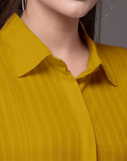 Yellow Woven  Shirt | Sudathi