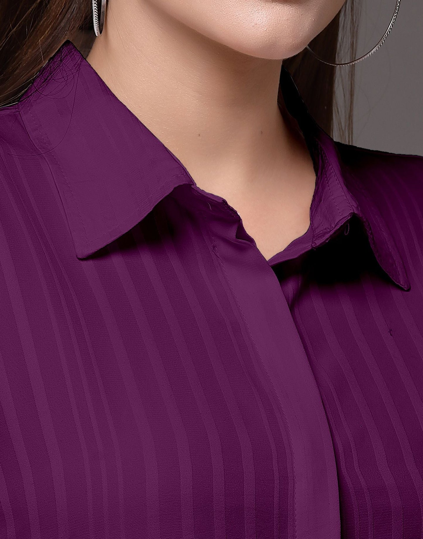 Wine Woven  Shirt | Sudathi