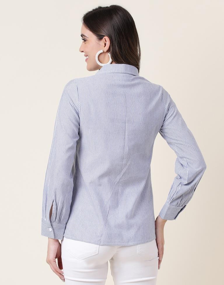 White Cotton Woven Shirt | Sudathi