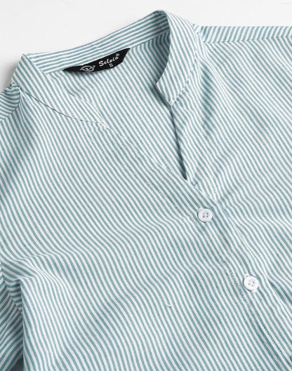Green Woven Shirt