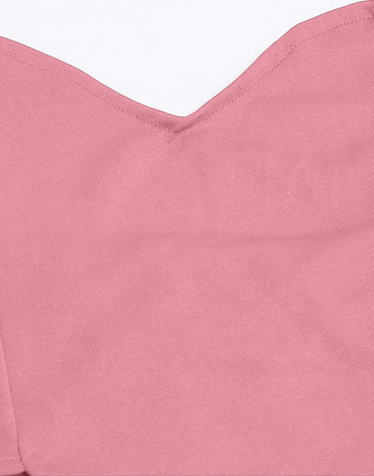 Peach Knitted Co-ord Set | Sudathi