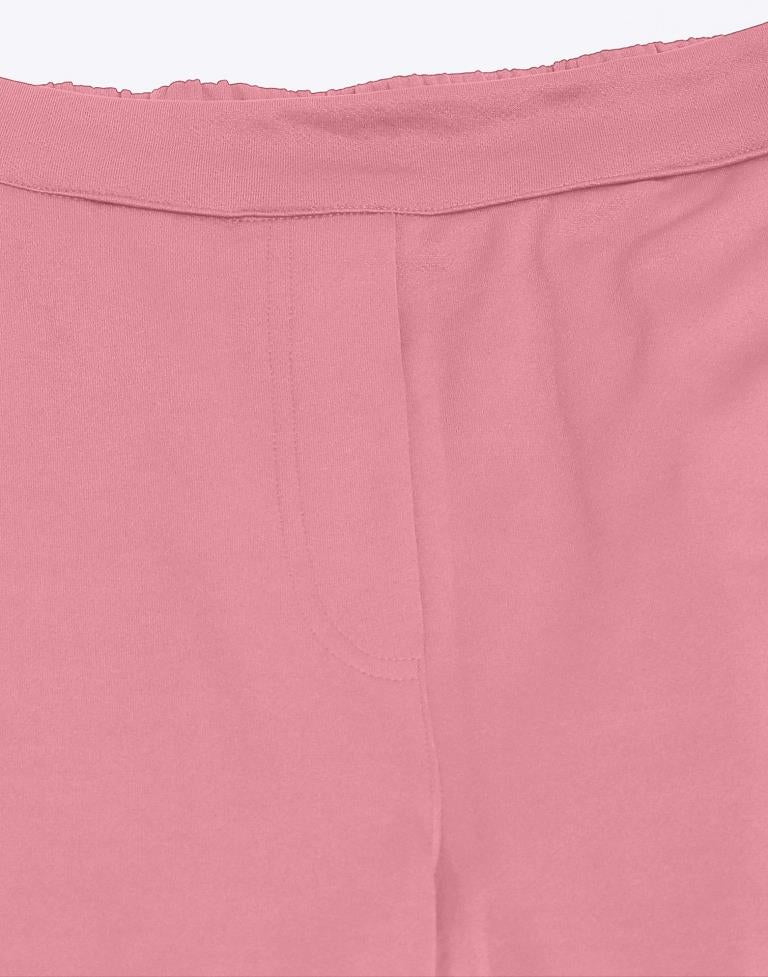 Peach Knitted Co-ord Set | Sudathi
