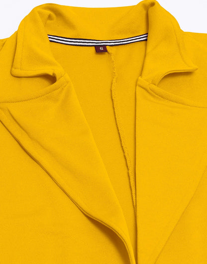 Yellow Lycra Co-ord Set
