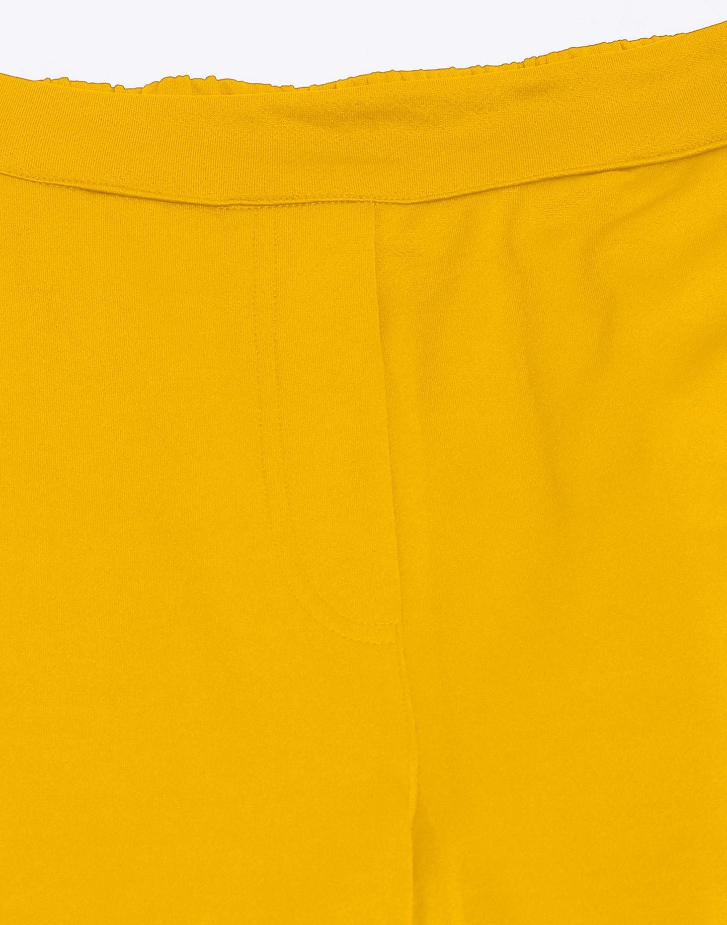 Yellow Lycra Co-ord Set