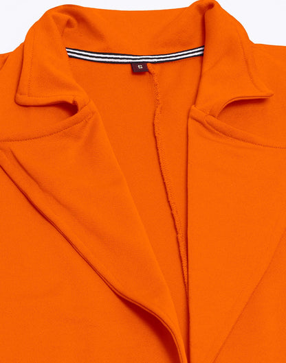 Orange Lycra Co-ord Set
