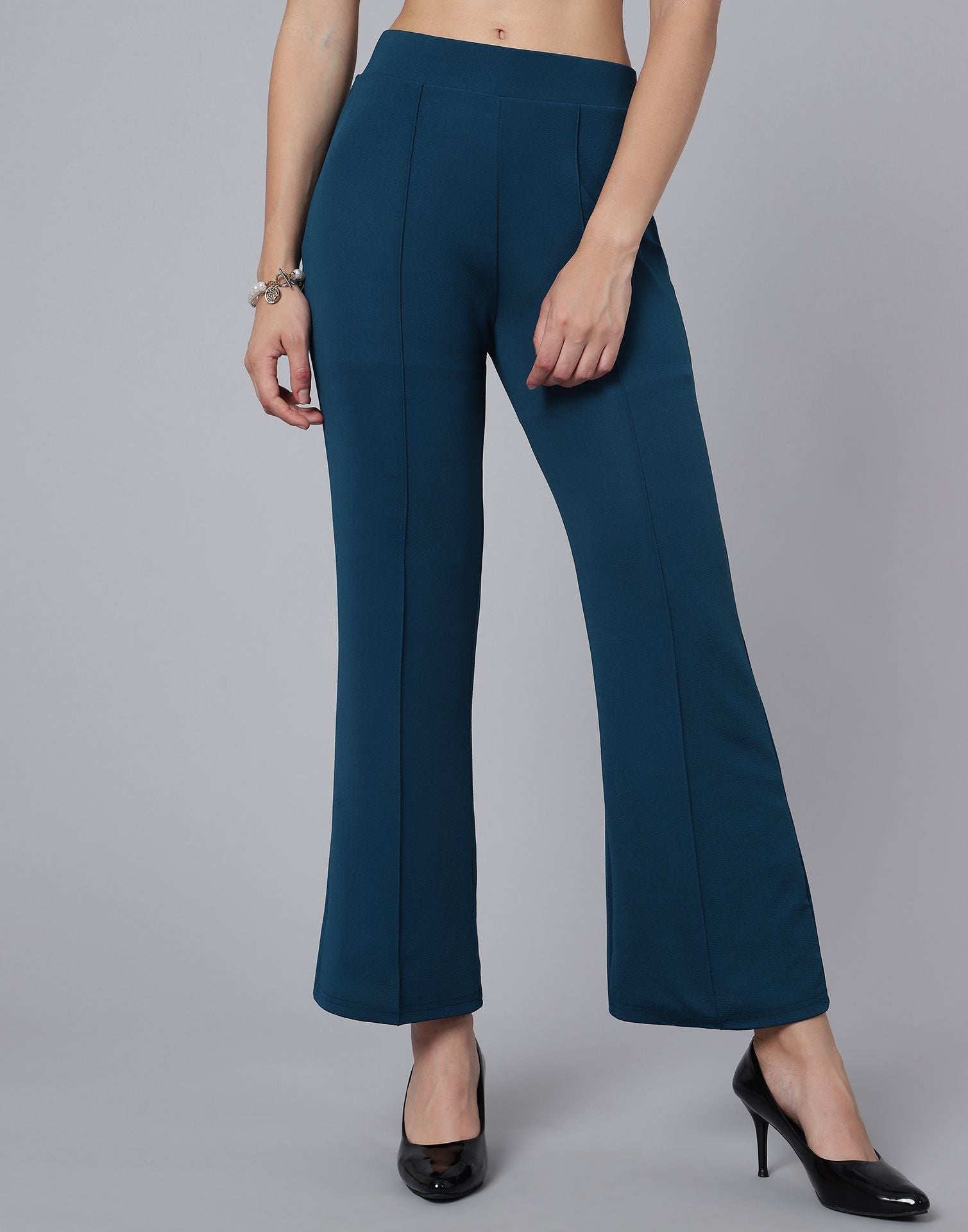 Teal Blue Trouser Pant | Sudathi