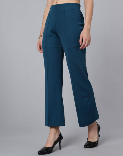 Teal Blue Trouser Pant | Sudathi