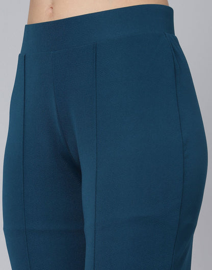 Teal Blue Trouser Pant | Sudathi