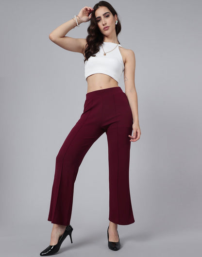 Maroon Trouser Pant | Sudathi