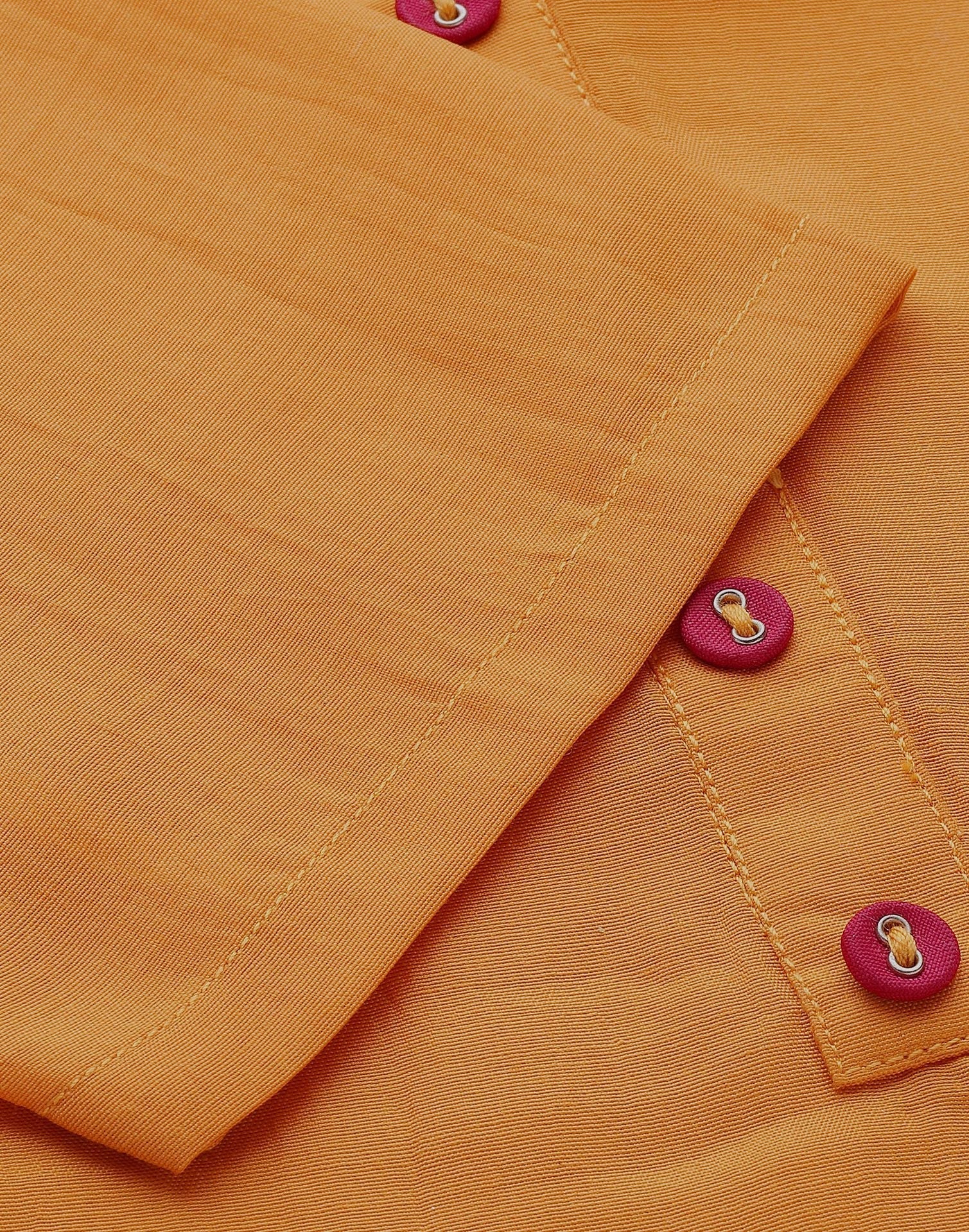 Yellow Plain Kurti With Pant And Dupatta | Leemboodi